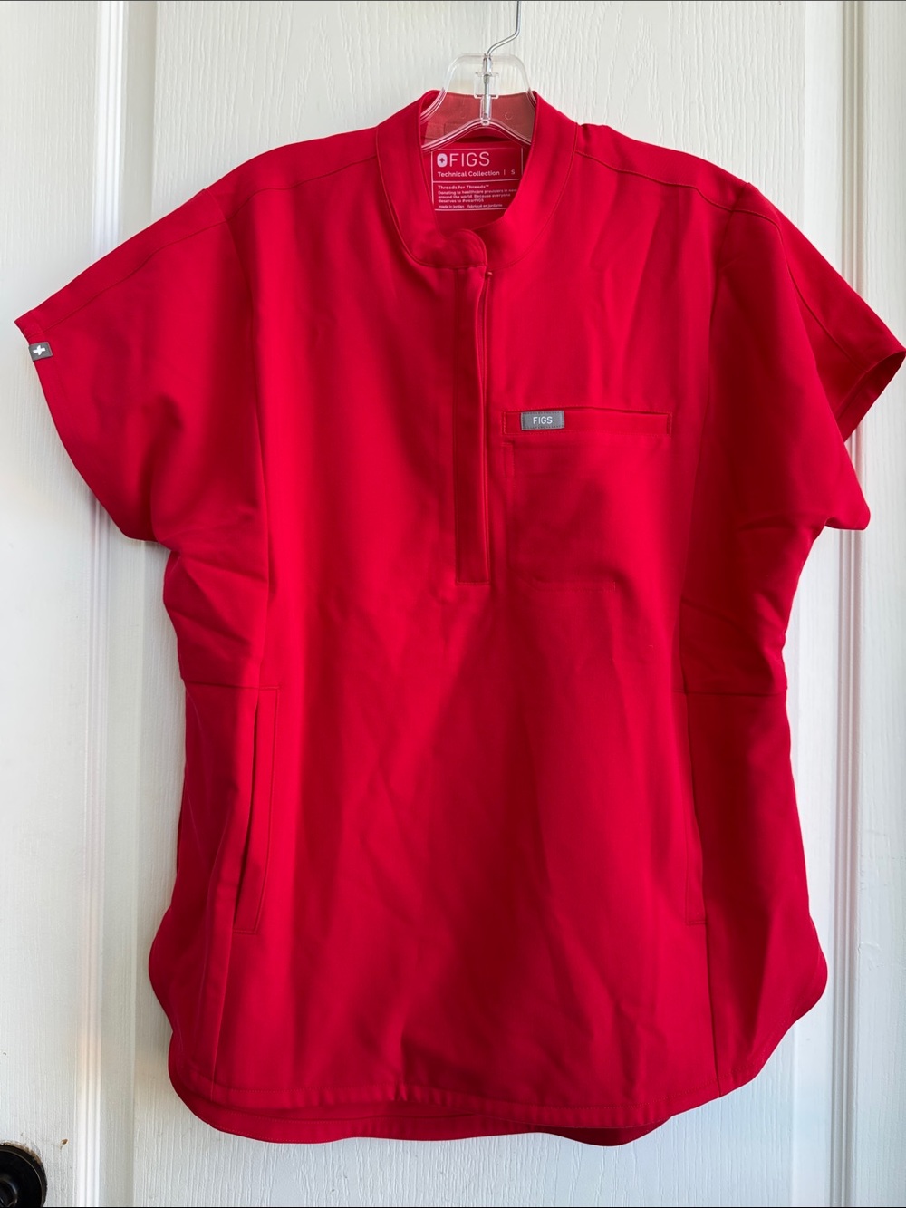 Figs Montex Mock Neck Scrub Top